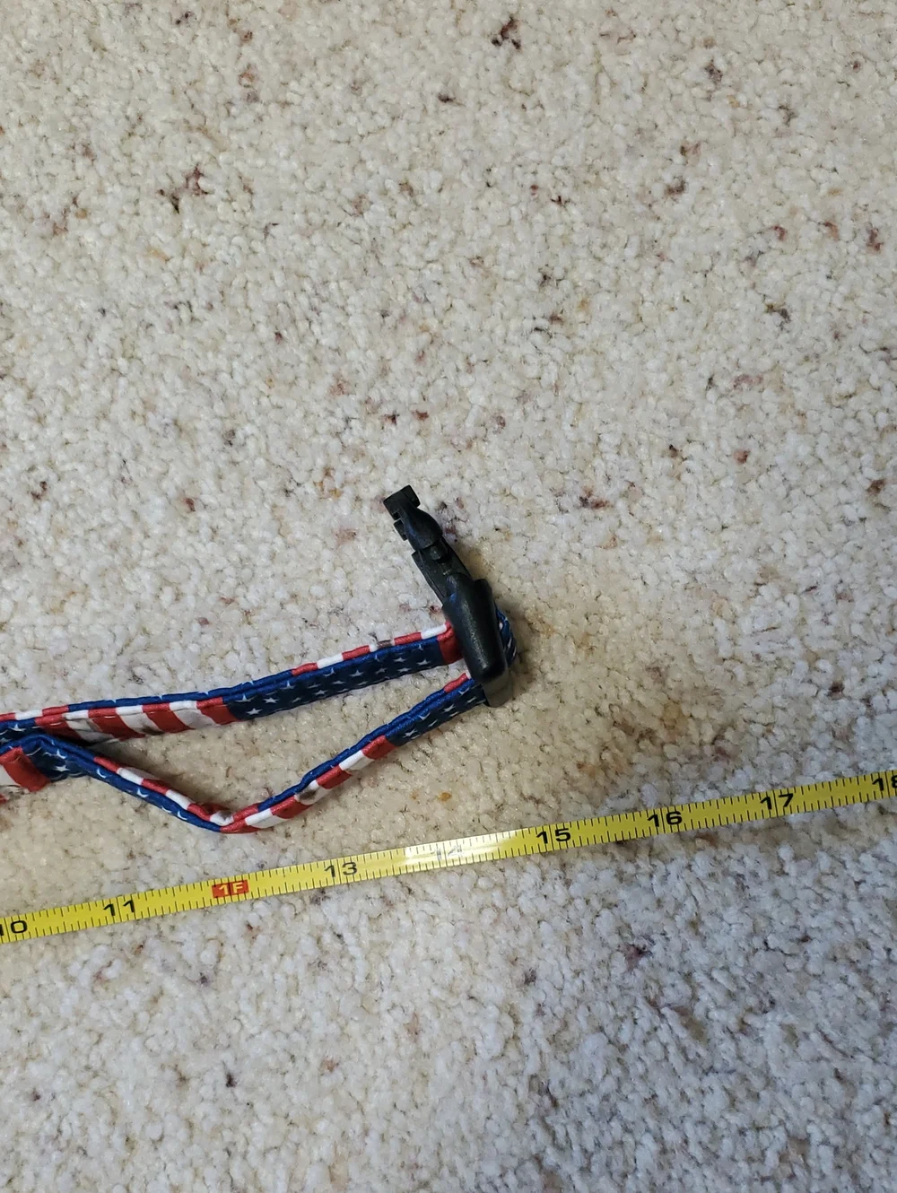 American Flag Adjustable Dog Collar - Stars & Stripes